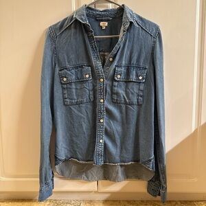 Wilfred Denim Button-Up Shirt – XS